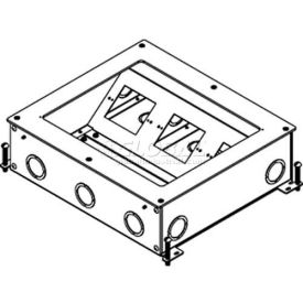 Wiremold Rfb119-Ssr2 Floor Box 1-Gng Sgl Recpt. Sectional Device Plate-1.59