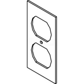 Wiremold Sgb-Dp Floor Box Af1&3 Bottom Plate For (1) Duplex Device SGB-DP* - Pkg Qty 25
