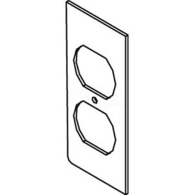 Wiremold Sgt-Dp Floor Box Af1&3 Top Plate For (1) Duplex Device SGT-DP* - Pkg Qty 25