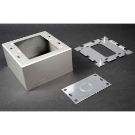 Wiremold AL2044-2 Deep Switch & Receptacle Box 2-Gang 120V 15A 4-5/8