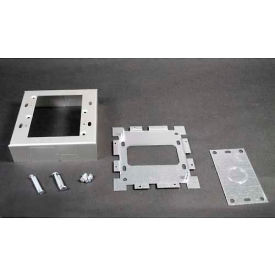 Wiremold AL2047-2 Switch & Receptacle Box 2-Gang 120V 15A 4-5/8
