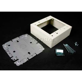 Wiremold G2048-2 Switch & Receptacle Box 2-Gang 125V 15A 4-3/4
