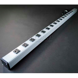 Wiremold UL404BC Multi-Outlet Power Unit 125V 15A 48