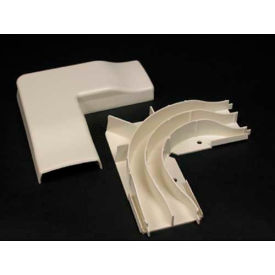 Wiremold 2311DFO Divided FiberReady Flat Elbow Ivory 5-1/2