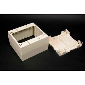 Wiremold 2344-2 2-Gang Extra Deep Device Box Ivory 4-3/4