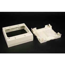 Wiremold 2347-2 2-Gang Device Box Ivory 4-3/4