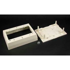 Wiremold 2348-3-Wh 3-Gang Deep Device Box White 4-3/4