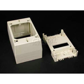 Wiremold 2348-Wh 1-Gang Deep Device Box White 4-3/4