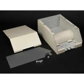 Wiremold 2410DFO-FW Divided Entrance End Fitting Fog White 7-1/8