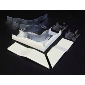Wiremold 2411dfo-Fw Divided Flat Elbow Fog White 6-1/2