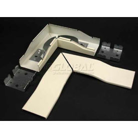 Wiremold 2411fo-Fw Flat Elbow Fog White 6-1/2
