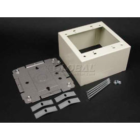 Wiremold 2444-2fw 2g Ext Deep Device Box Fog White 4-3/4