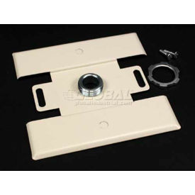 Wiremold 2451h-Bk Back Feed Fitting Black 4-1/2
