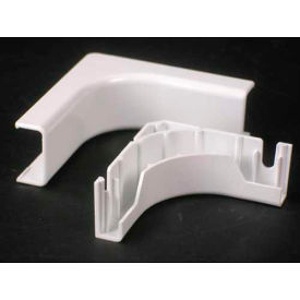Wiremold 2817FO-FW Internal Elbow FiberReady Fog White 3-1/4