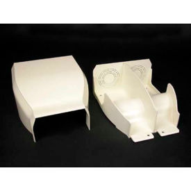 Wiremold 40N2F21WH Divided Entrance End Fitting White 7-5/16