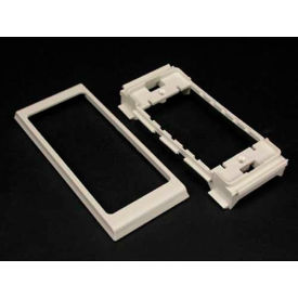 Wiremold 40n2f31wh Twin Cover Device Bracket White 2-3/16