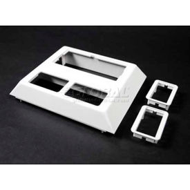 Wiremold 5007C-2ABWH Deep Device Plate For P&S Activate White 5-3/16
