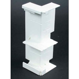 Wiremold 5018CWH External Cover Elbow White 5-1/4