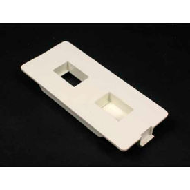 Wiremold 5507frj-Gy Dual Rj Flush Connector Faceplate Light Gray 5507FRJ-GY*