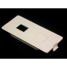 Wiremold 5507rj-Fw Nm Dual Rj Device Plate 5500 Fog White 5507RJ-FW*