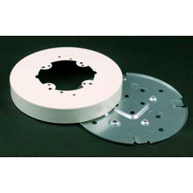 Wiremold 5739wh Fixture Box Solid Base White 6-3/8