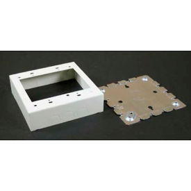 Wiremold 5748-2wh 2-Gang Switch & Receptacle Box White 4-3/4