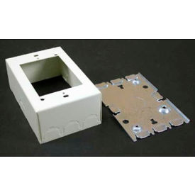 Wiremold 5748wh 1-Gang Switch & Receptacle Box White 4-5/8