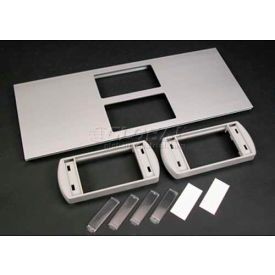 Wiremold Al5256-2lpb3s2 Series Ii Dual Low Profile Bezel Cvr. Plate Inc. 2 Bezels 12