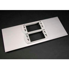 Wiremold Al5256-Act2lp Dual Low Profile Bezel Cover Plate Includes 2 Bezels 12