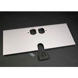 Wiremold AL5256-DZ Duplex Receptacle & Mousehole Plate 12