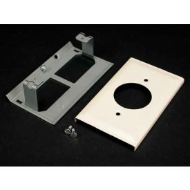 Wiremold G3033je Single Receptacle Cover Gray 4-1/2