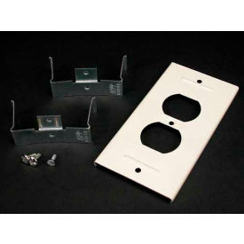 Wiremold G3046be Duplex Receptacle Cover Gray 5-3/8