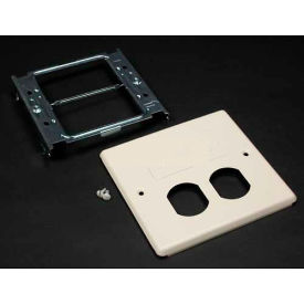 Wiremold G4047bf Two-Gang Overlapping Cover Duplex & Modular Furniture G4047BF*