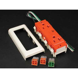 Wiremold Ig2427gt Isolated Ground Receptacle W/Pigtails 20a 125v 4-1/2