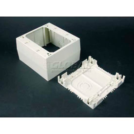 Wiremold Nm2044-2fw 2-Gang Extra Deep Device Box Fog White 4-3/4