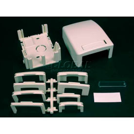 Wiremold Pdb2tjfw Two Tracjack Data Box Fog White 3-11/16