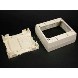 Wiremold Psb2v 2-Gang Device Box Ivory 4-3/4