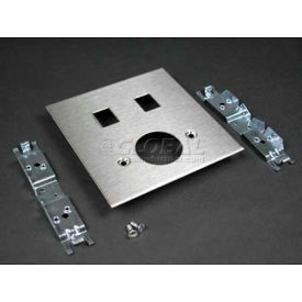 Wiremold S4046arj Single Receptacle & Modular Jack Cover 4-3/4
