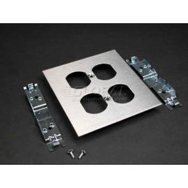 Wiremold S4046B-2 Double Duplex Receptacle Cover 4-3/4