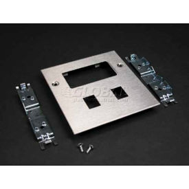 Wiremold S4046RRJ Rectangular Receptacle & Modular Jack Cover 4-3/4