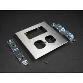 Wiremold S4048BF Duplex Receptacle/Modular Furniture Opening Cover 4-3/4