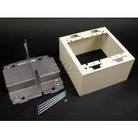 Wiremold V2444d-2n 2g Device Box Ivory 4-3/4