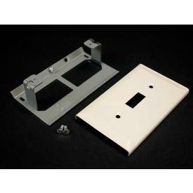 Wiremold V3040ce Single Pole Switch Cover Ivory 4-1/2