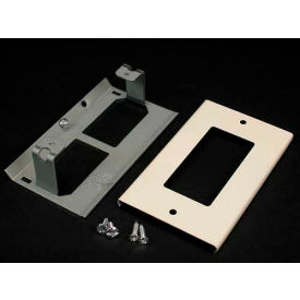 Wiremold V3048r Rectangular Receptacle Cover Ivory 4-1/2