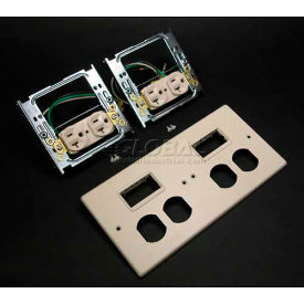 Wiremold V4047-2wwmm 4-Gng Overlapping Cover 2 Dplx 2 Activate Mini Adptrs 9-1/2