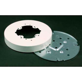Wiremold V5739 Fixture Box Solid Base Ivory 6-3/8