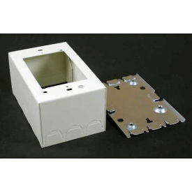 Wiremold V5744s 1-Gang Deep Switch & Receptacle Box Ivory 4-5/8
