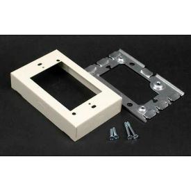 Wiremold V5751 1-Gang Flush Type Extension Adapter Ivory 4-5/8