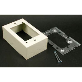 Wiremold V5751a 1-Gang Deep Extension Box Adapter Ivory 4-5/8