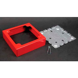 Wiremold V5752 2-Gang Alarm Device Box Ivory 4-11/16